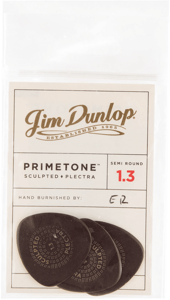 Dunlop 3 x 1,30mm Primetone Semi-Round Smooth