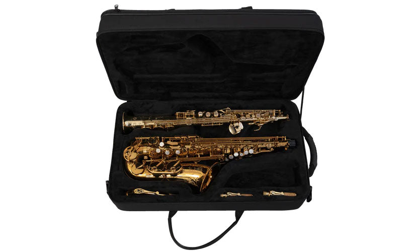 Dubbele Light Koffer Altsaxofoon + Sopraansaxofoon Serie III