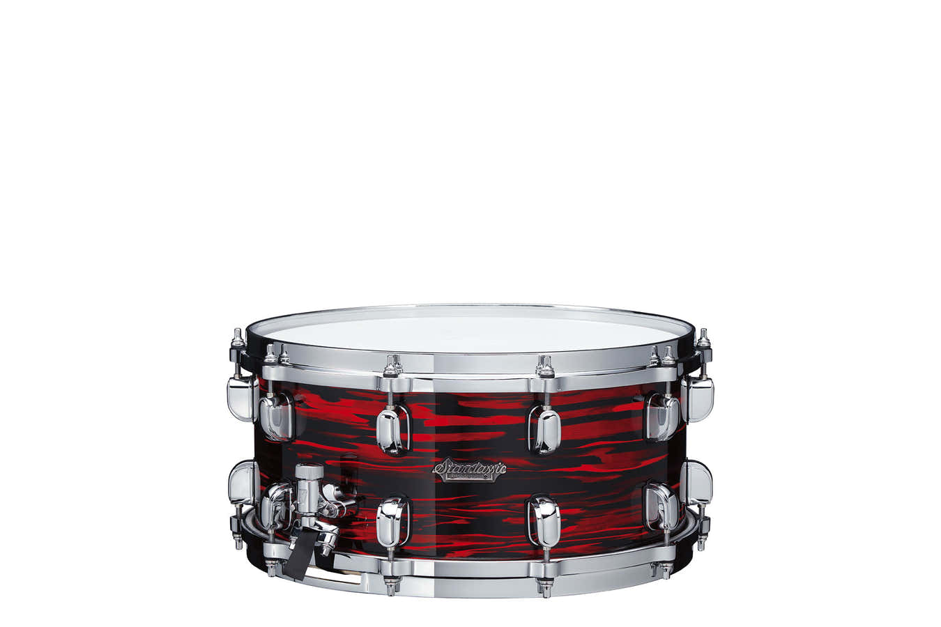 STARCLASSIC MAPLE 14X6.5 SNARE DRUM CHROME SHELL HARDWARE RED OYSTER