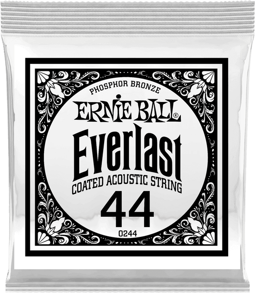 Ernie Ball .044 EVERLAST COATED PHOSPHOR BRONZE ACOUSTIC GUITAR STRINGS