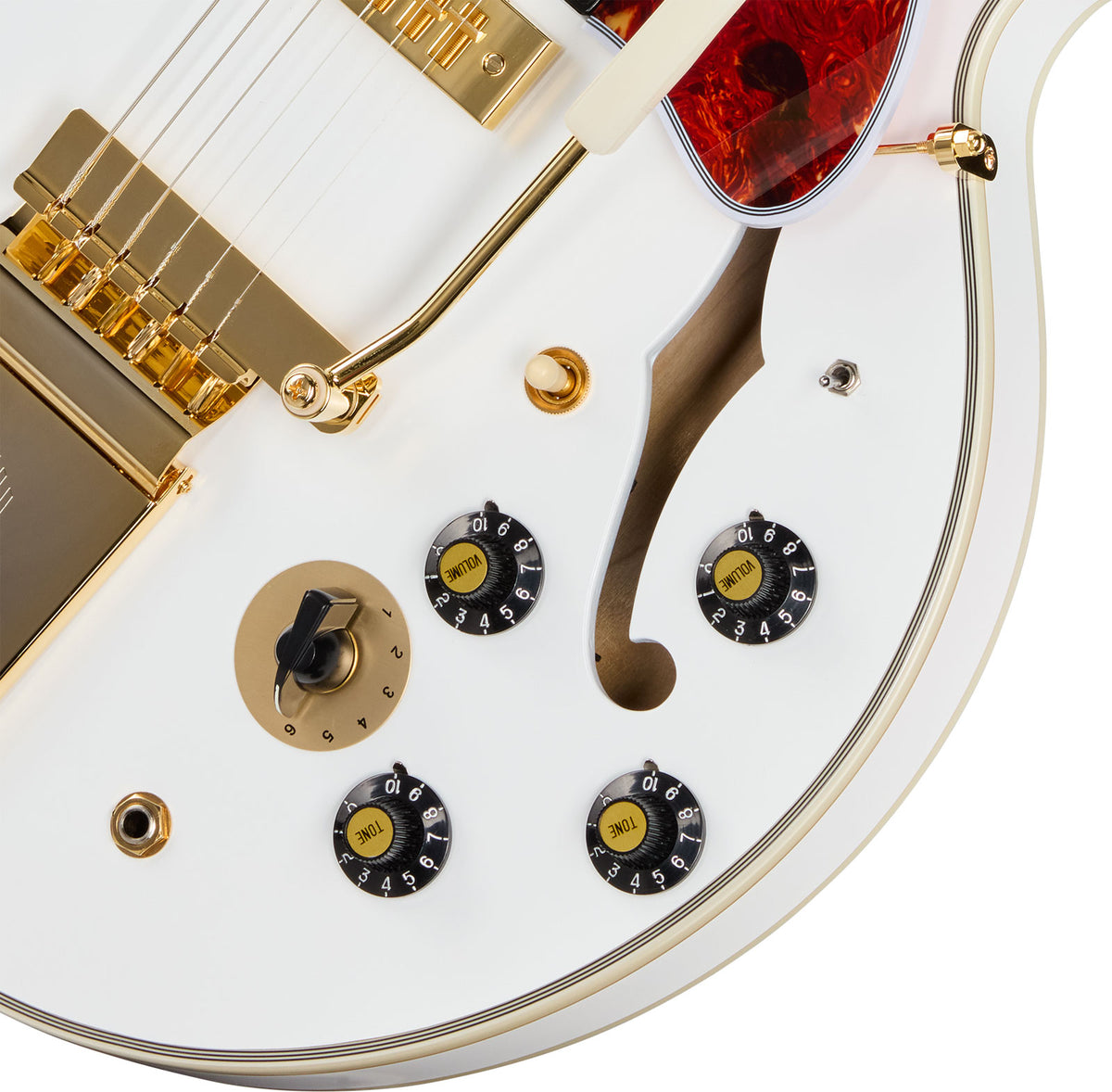 ES-355 1976 Signature Alex Lifeson Heruitgave Alpien Wit IBGCS