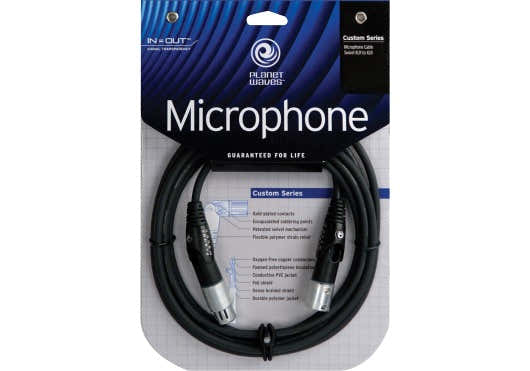 Custom Series Draaibare XLR-microfoonkabel 25 Feet