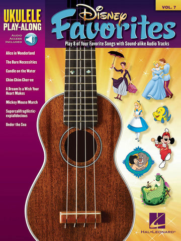 Ukulele Play Along Volume 7 Disney Favorites + Audio En Ligne - Ukulele