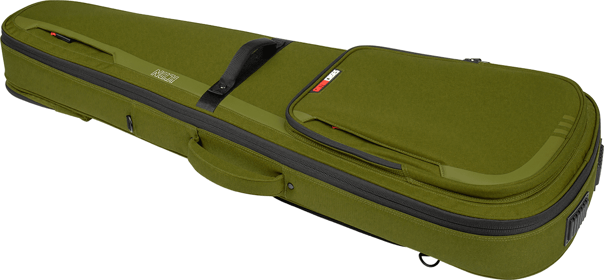 Softcase Voor Elektrische Gitaar Groen - ICON