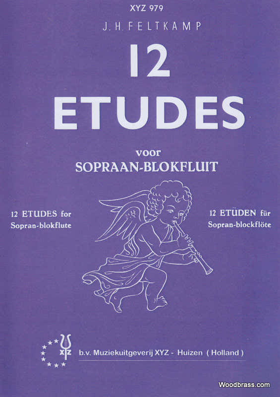 Feltkamp - 12 etudes - Sopraanblokfluit