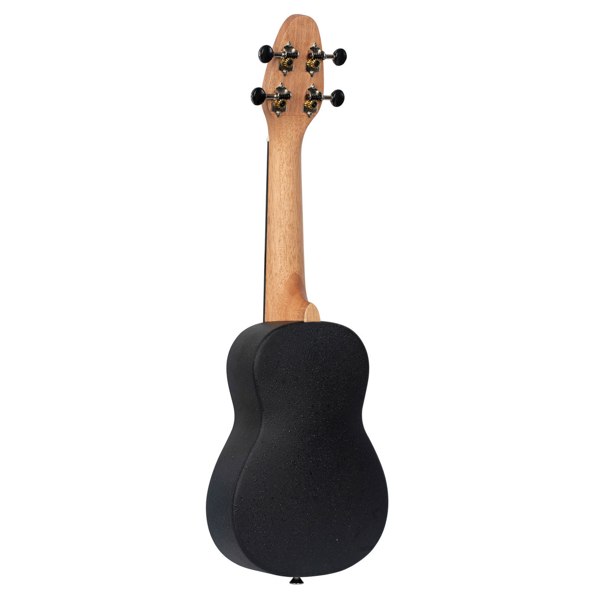 Keiki-sopraanukelele van ebbenhout