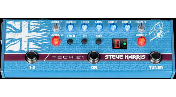 SH1 STEVE HARRIS SIGNATURE PEDAL PREAMPLIFIER FOR BASS