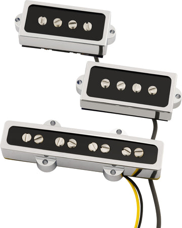 Cobalt Chrome P/J Bass-pickupset