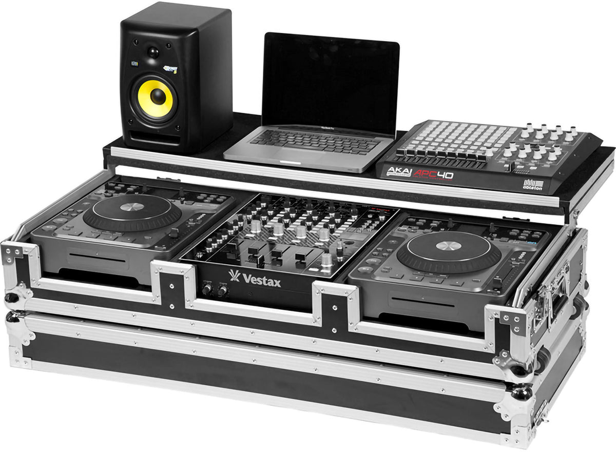 Flight DJ-console CDJ-2000NXS2 / DJM-900 LTS Zilver