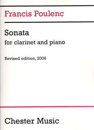 Poulenc Francis - Sonate - Klarinet en Piano