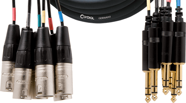 Multikabel 8 XLR Mannelijk/8 Jack Stereo 5 M