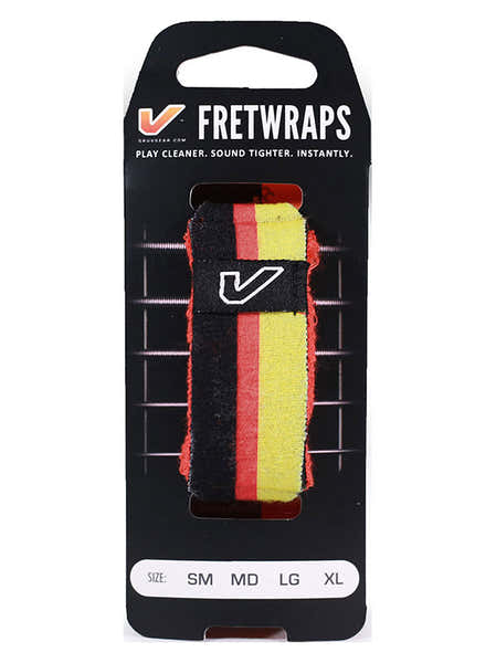 Gruvgear FretWraps Wereldvlaggen Zwart-Rood-Geel - Groot