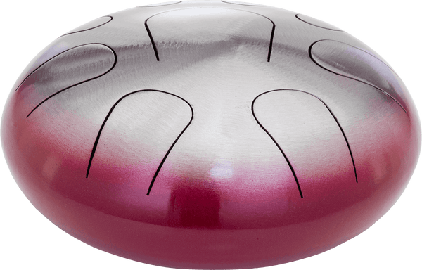 PMTD9CPT-691 TONGUE DRUM 9 NOTES C PENTATONIC BURGUNDY