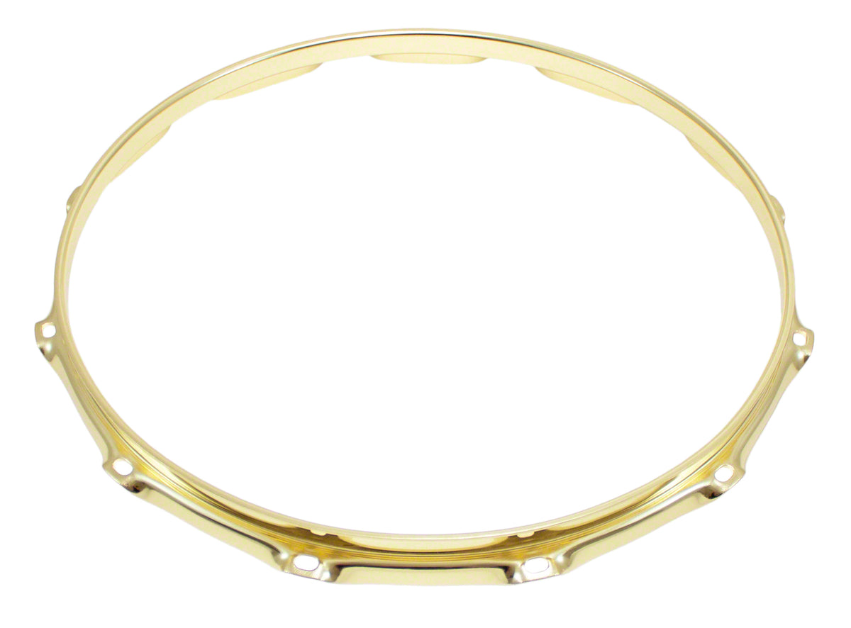Spanring 14" 12 Spanstangen Goudkleurig Super Triple Flange 2.3mm