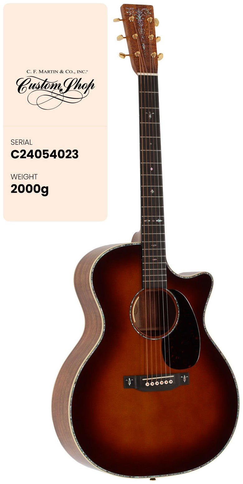 C.F. Martin & Co Cs Grand Performance Gpc Italiaanse Alpen Spar/Gevlamd Koa