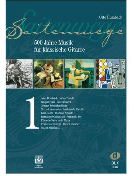 Edition Dux Saitenwege Band 1 500 Jahre Musik Guitare - Humbach