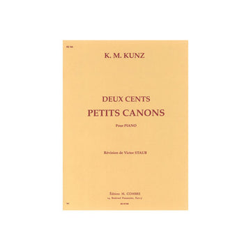 Kunz - 200 Petits Canons - Piano