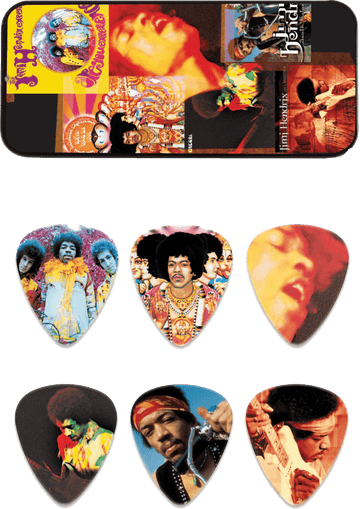 6 x Jimi Hendrix Montage Heavy Blik