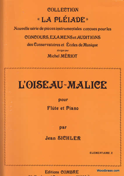 Combre Sichler - L'oiseau Malice - Flûte et Piano