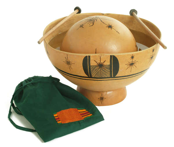 MT019 - AFRICAN WATER DRUM WITH BAG AND STICKS
