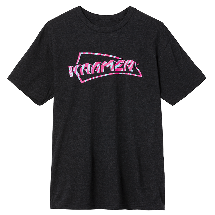 "M" Kramer Tiger Stripe T-shirt zwart gemêleerd