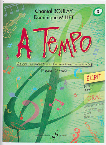 A Tempo : Écrit Vol.3 - Boulay, Millet
