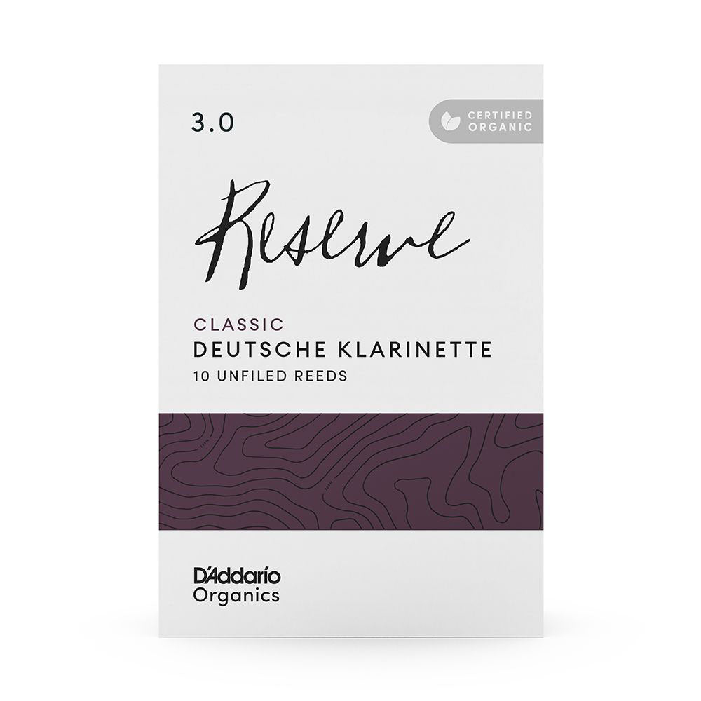 D'addario - Rico ORGANIC RESERVE CLASSIC 3 - CLARINET GERMAN