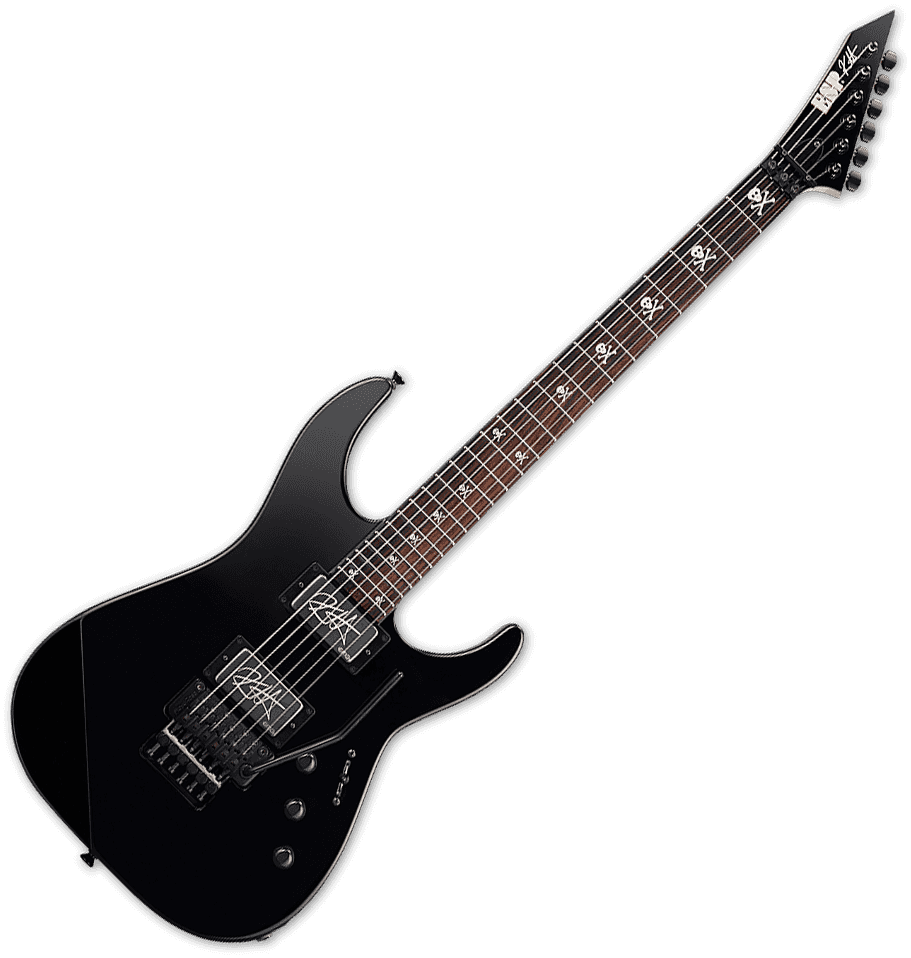 Signature Kirk Hammett KH-2 Neck Thru Zwart
