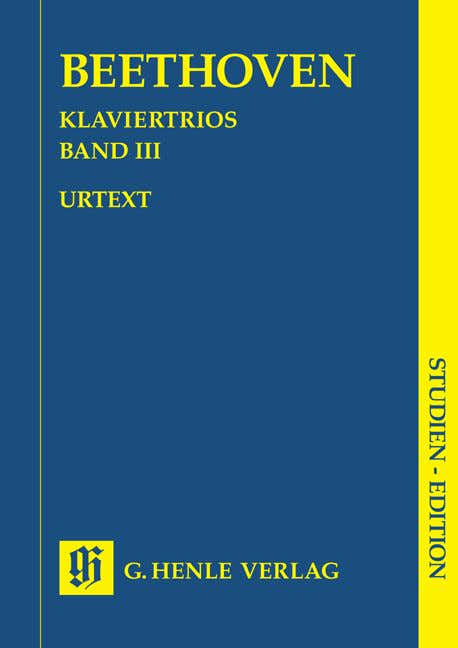 Beethoven L.V. - Piano Trios Volume Iii