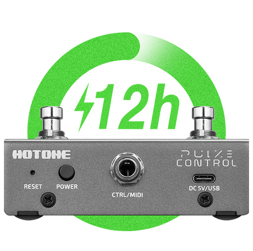 EC-2 Pulze Control MIDI-voetschakelaar