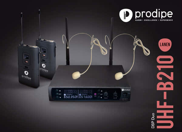 Prodipe UHF B210 DSP HEADSET DUO - BSTOCK