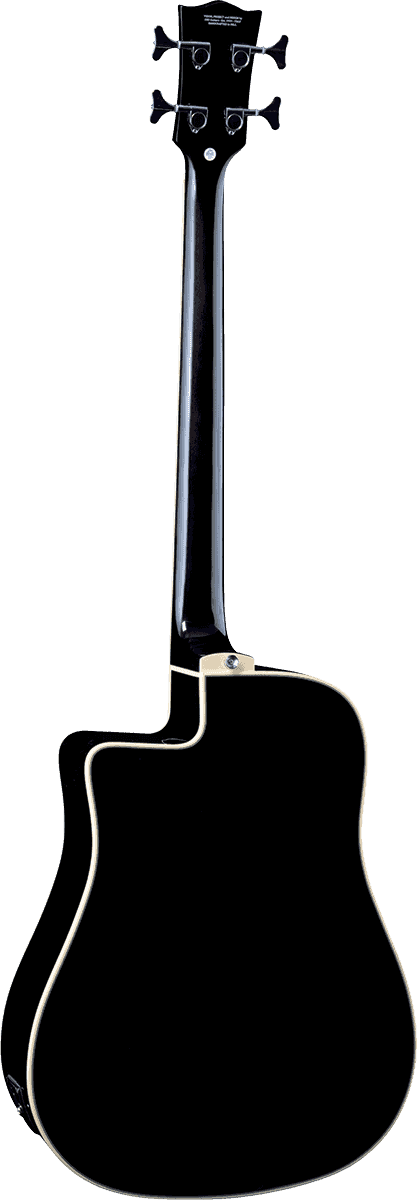 NXT B100ce Dreadnought Doorschijnend zwart