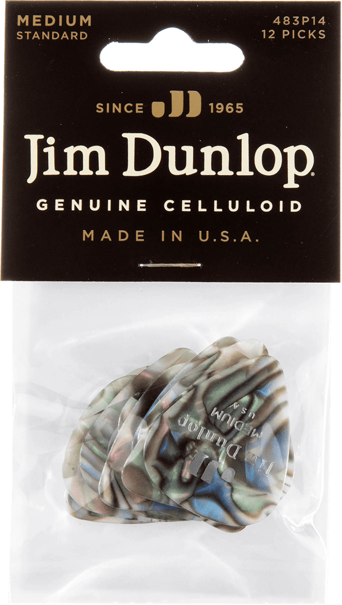 12 x Middelzwaar celluloid Abalone