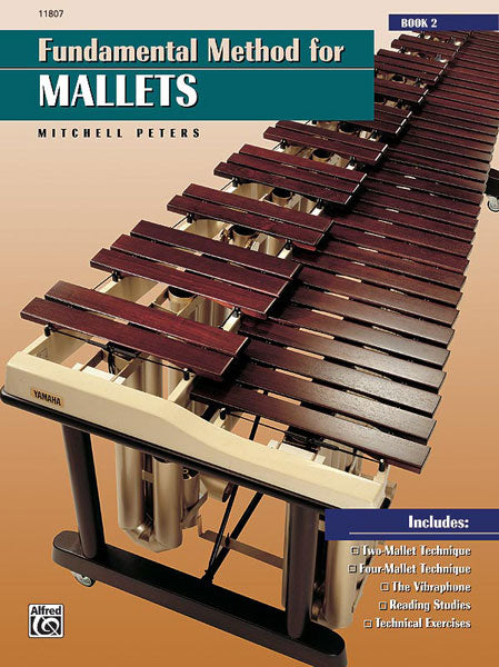 Alfred Publishing Peters Mitchell - Fundamental Method For Mallets Book 2 - Percussion