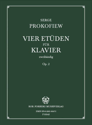 Vier Etüden op. 2