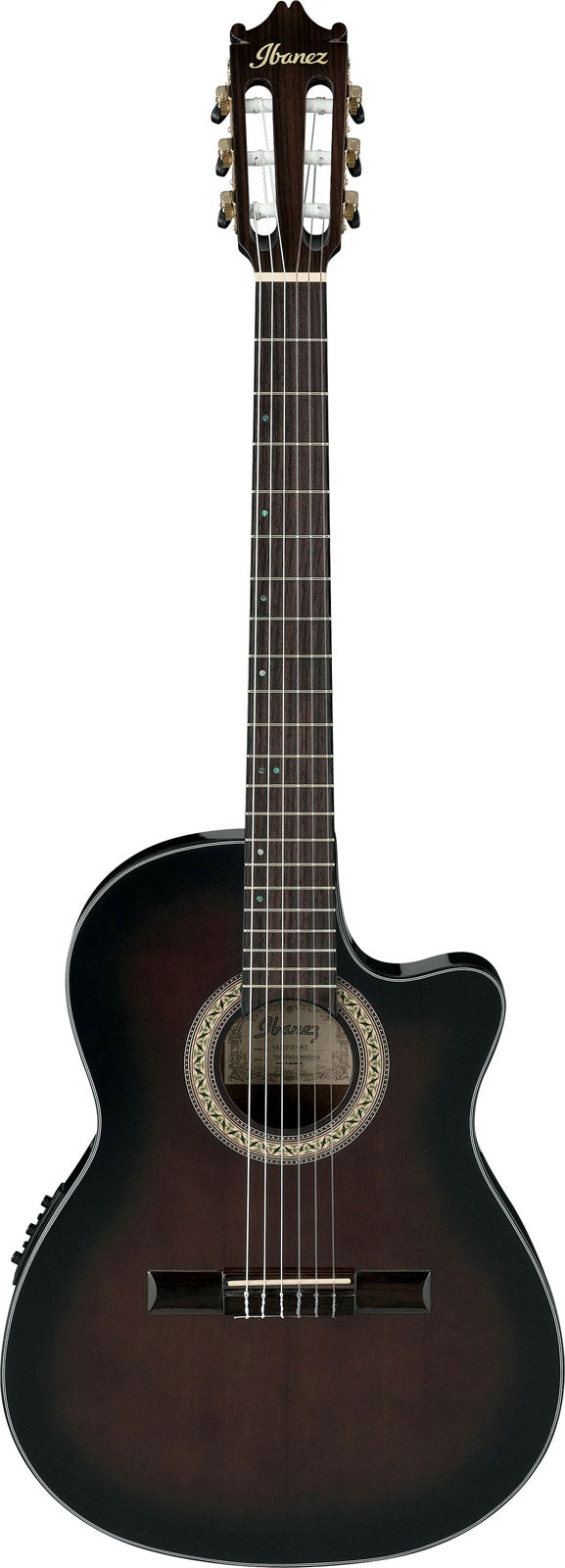 Ibanez GA35TCE-DVS Donkere viool-sunburst
