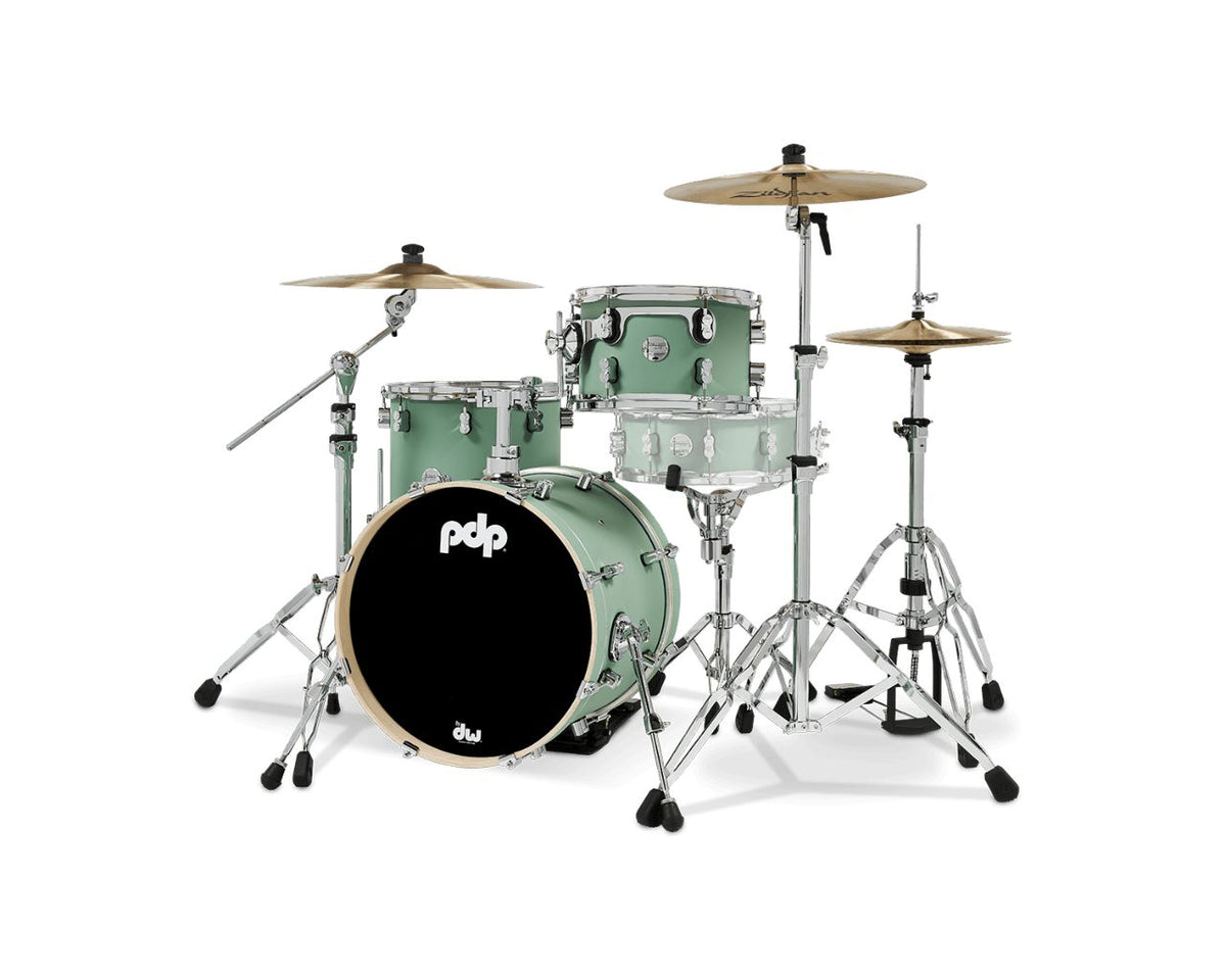 SHELL SET CONCEPT MAPLE FINISH PLY BOP KIT 18" SATIN SEAFOAM PDCM18BPSF