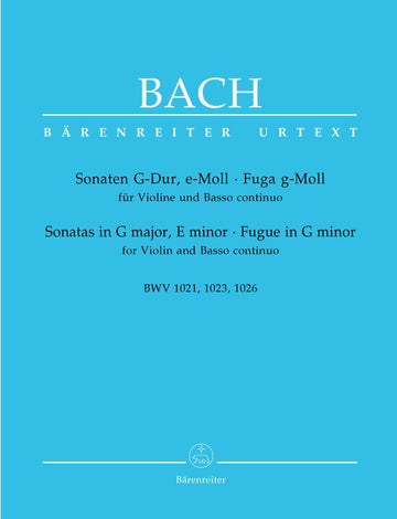 J.S. - Sonates En Sol Majeur Bwv 1021 Mi Mineur Bwv 1023 Fugue En Sol Mineur Bwv 1026 - Violo