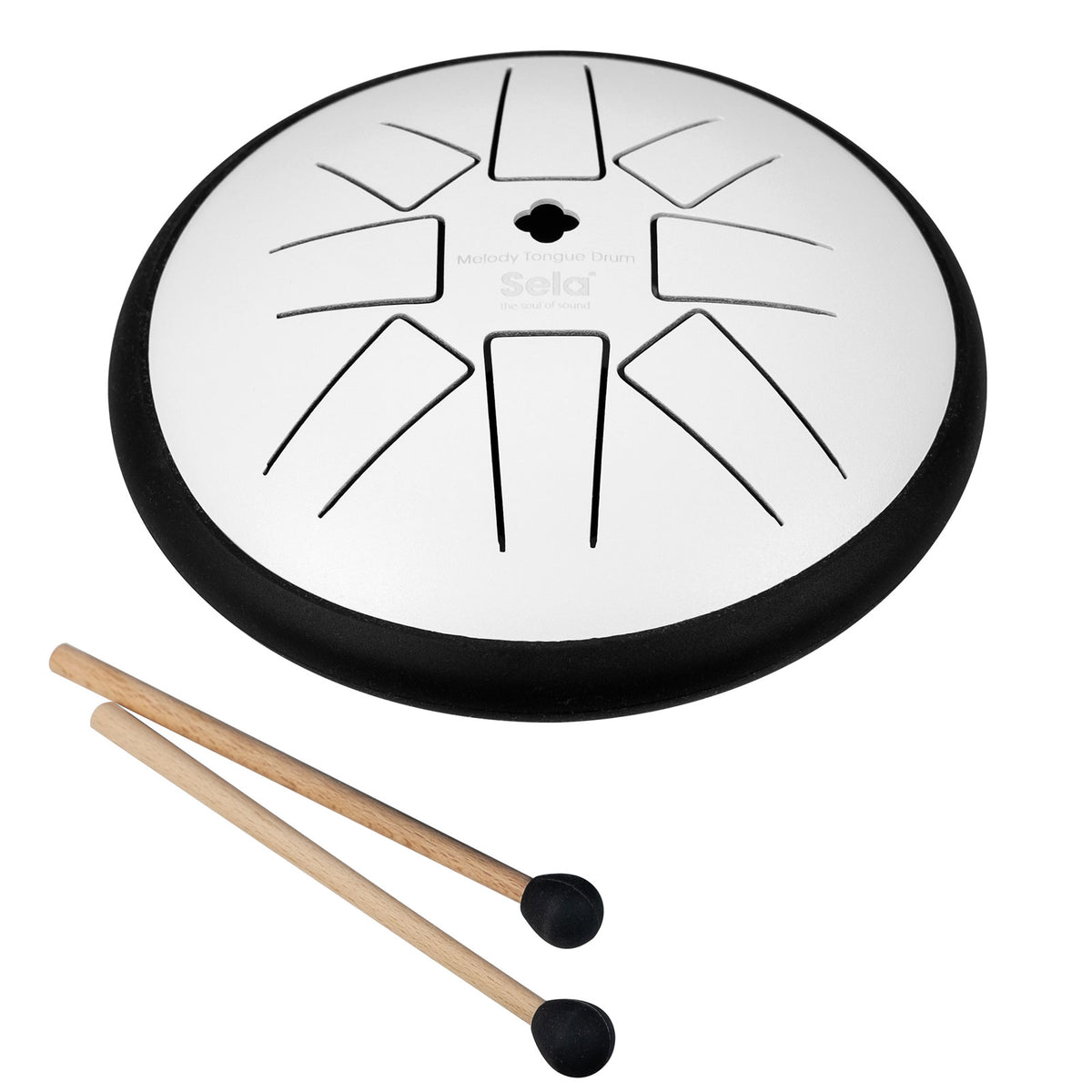 Sela Percussion MELODY TONGUE DRUM 6" G MIN WHITE SE 363