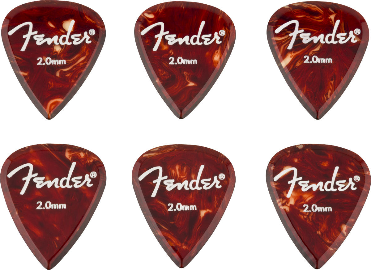 Aero Acryl plectrums 6 stuks 2.0mm