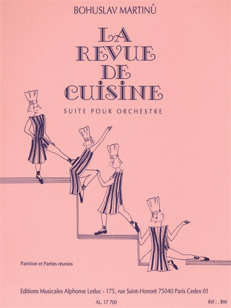 Martinu Bohuslav - La Revue De Cuisine - Suite Pour Orchestre - Partition & Parties Separees