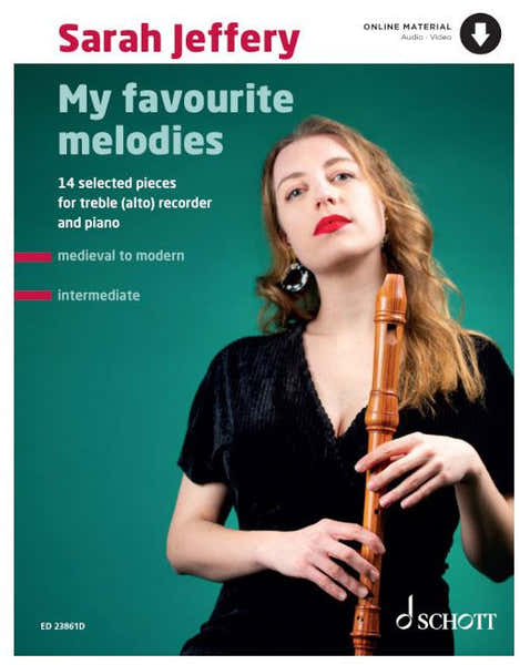 Schott Sarah Jeffery - My Favourite Melodies (Flûte à bec)