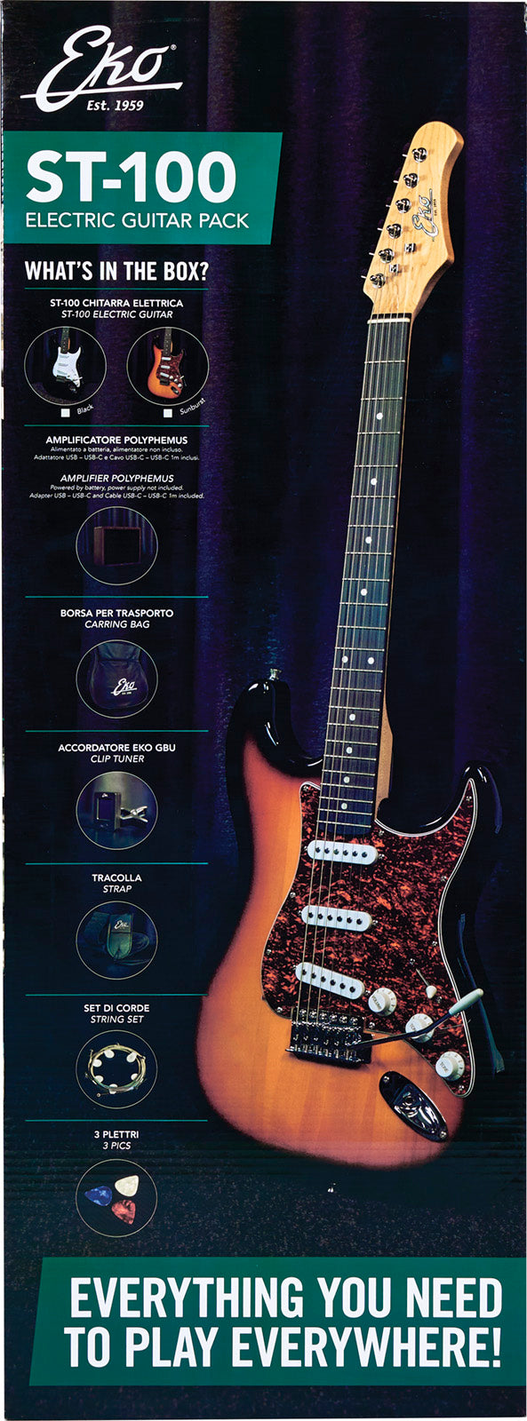 Pakket ST 100 Sunburst