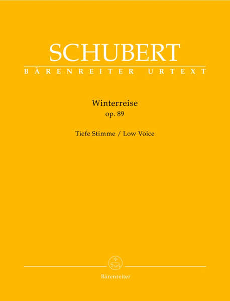 Barenreiter Schubert F. - Winterreise Op.89 D 911 - Voix Basse Piano