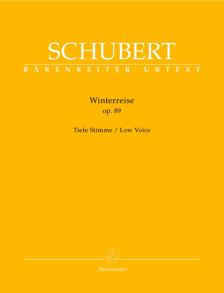 Schubert F. - Winterreise Op.89 D 911 - Voix Basse Piano