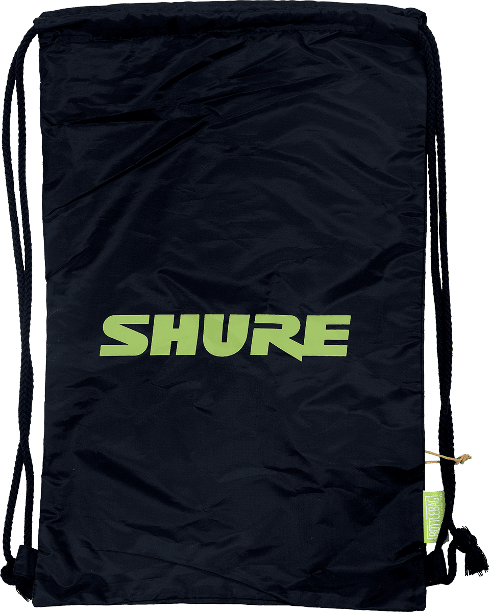 Shure Gymbag Green Logo