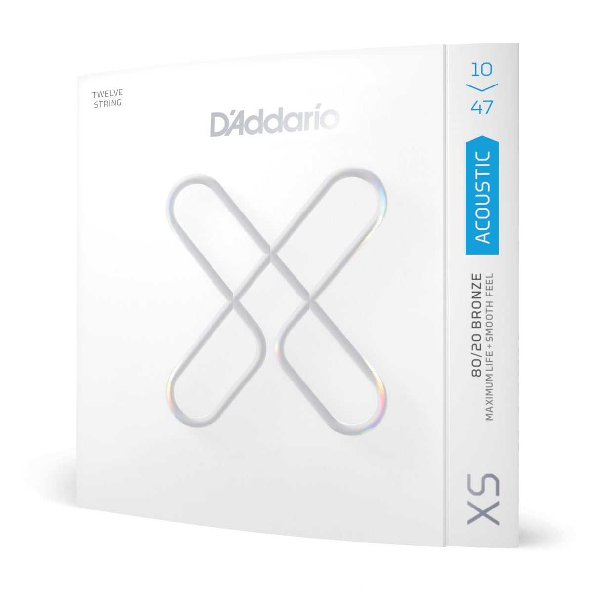 D'ADDARIO STRINGS XS 80/20 12 STRINGS 10-47 LIGHT