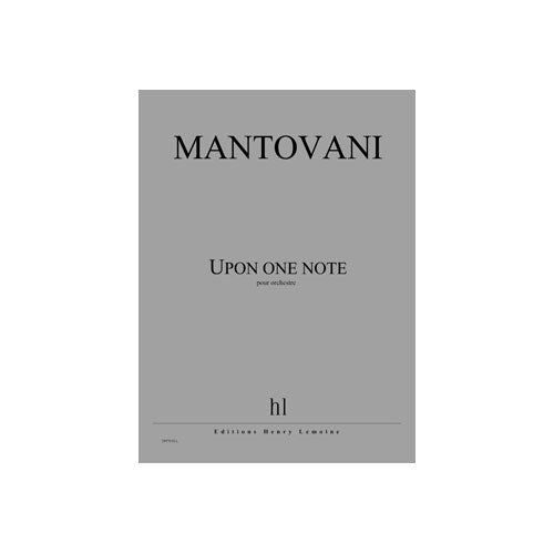 Jobert Mantovani - Upon One Note - Orchestre