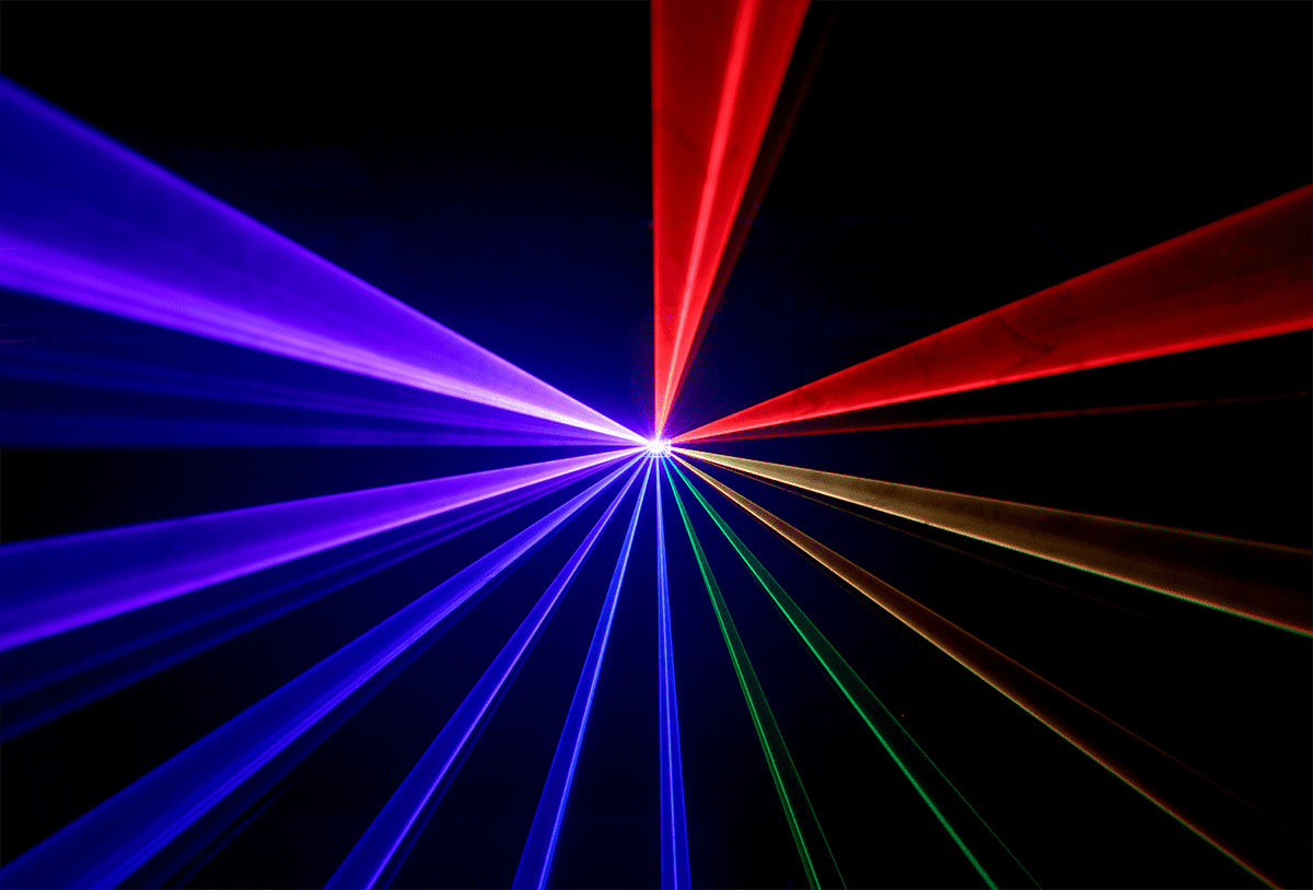 SPECTRUM 500 RGB - POLYCHROOM LASER GROEN ROOD BLAUW
