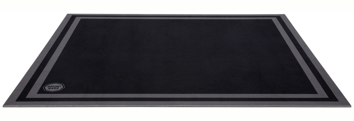 Vrije Ophanging & 27dB Contactgeluidreductie - Drummat 1.85 x 1.65m - Stage Black